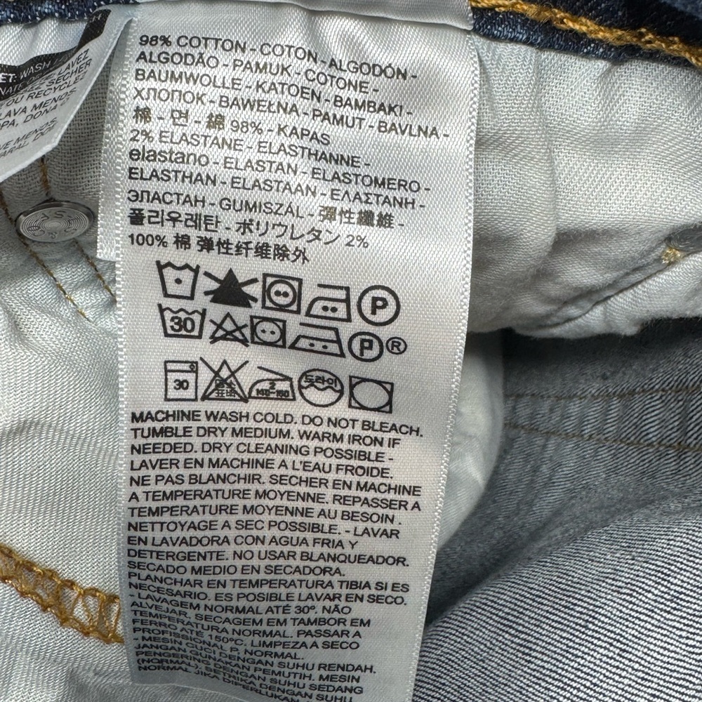 Levis 505 Jeans Men’s 36x30 Blue Denim Straight Leg Regular Cotton Comfort B0 - Picture 4 of 4